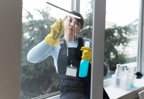 Nettoyage de vitres intérieures et extérieures à Évellys